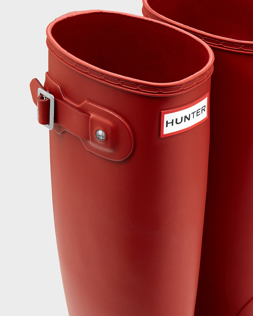 Hoge Regenlaarzen Dames - Hunter Original - Rood - 89SKHVYEA